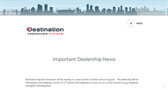 Desktop Screenshot of destinationhyundai.com